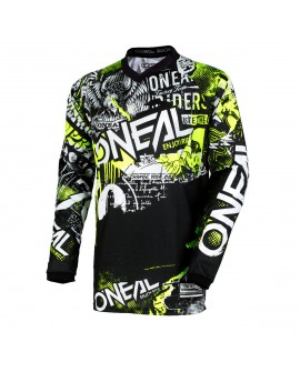 O'Neal ELEMENT Kinder Jersey ATTACK black/hi-viz gelb