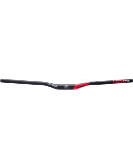 Reverse Lenker Base 790mm Ø31,8mm/18mm Erhöhung mattschwarz/rot