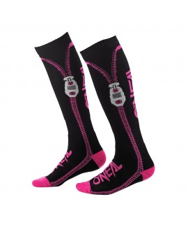 Oneal PRO MX Sock ZIPPER pink