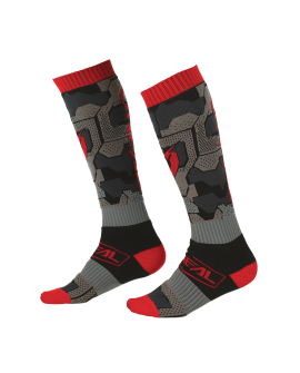 O'Neal PRO MX Sock CAMO V.22 black/red