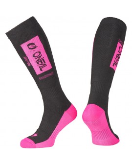 O'Neal PRO MX Sock RW V.27 black/pink (one size) 