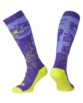 O'Neal PRO MX Sock Kinder PAINT V.27 purple/neon yellow (one size)