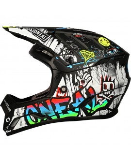Oneal BACKFLIP Helmet RANCID V.25 black/white