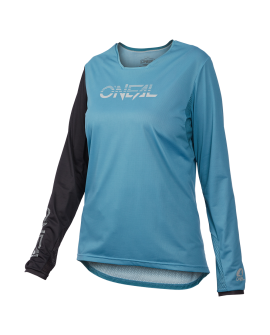 Oneal ELEMENT FR Women's MTB Jersey HYBRID V.23 ice blue/black