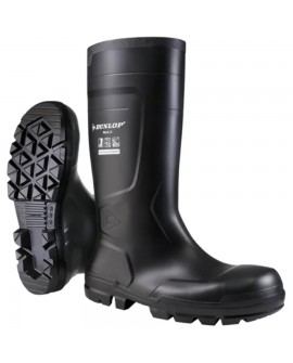 PVC Sicherheitsstiefel S5 Dunlop Work-it full safety schwarz