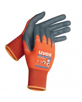 Schutzhandschuh Uvex 60054 phynomic x-foam HV orange/grau