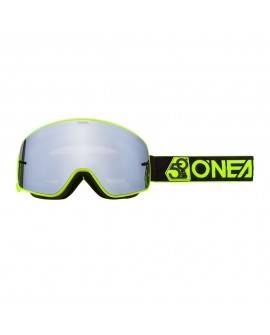 Oneal B-50 Goggle FORCE neon yellow - silver mirror