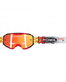  Oneal B-10 Goggle HR V.25 multi - radium red