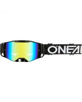 Oneal B-55 Goggle CRAM V.25 black/white - radium gold