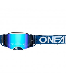 Oneal B-55 Goggle CRAM V.25 blue/white - radium blue