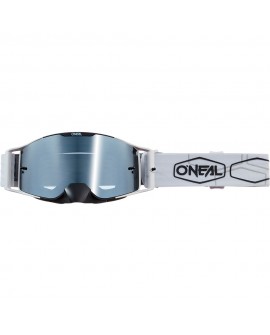 B-30 Goggle HEXX V.22 black/white - silver mirror