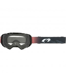Oneal B-22 Goggle COVERT V.25 black/red - clear