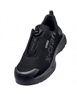 Sicherheitshalbschuh Uvex 1x-craft 68172 mit Boa-Verschluss S3S FO SC SR schwarz