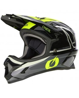 Oneal SONUS Kinder Helmet SPLIT V.23 black/neon yellow