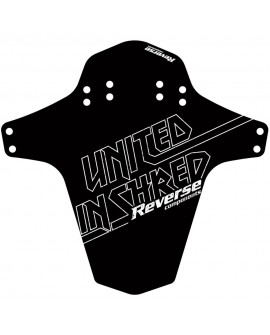 Reverse Mudfender United in Shred schwarz/weiss