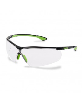 Schutzbrille Uvex sportstyle schwarz-lime