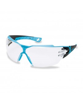 Schutzbrille Uvex pheos cx2 schwarz/hellblau