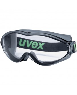 Vollsichtbrille Uvex ultrasonic anthrazit/jade, PC farblos