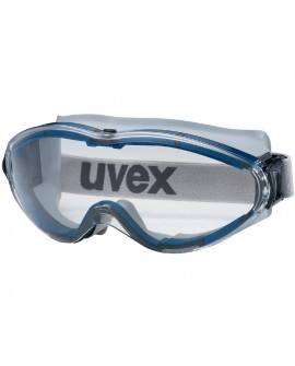 Vollsichtbrille Uvex ultrasonic blau/grau, PC farblos