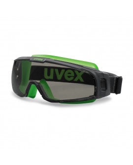 Schutzbrille Uvex u-sonic grau-lime, PC grau 23%