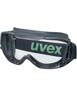 Vollsichtbrille Uvex megasonic anthrazit/jade, PC farblos