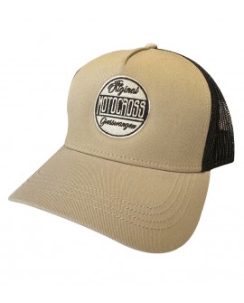 Cap Rapper Cotton Motocross Grosswangen Logo rund khaki/black one size