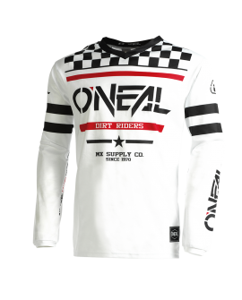 O'Neal ELEMENT Kinder Jersey SQUADRON V.22 white/black