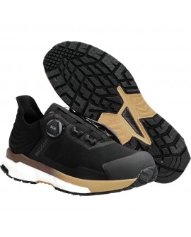 Sicherheitshalbschuh S3S Mascot F1680-704 mit Boa Fit System schwarz/dunkles sandbeige