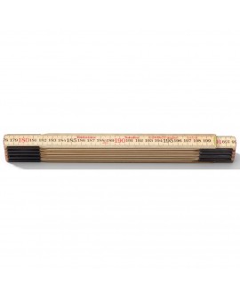 Schwedenmeter Hultafors Original Contact mit umgekehrter Skala 2m