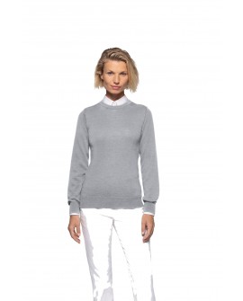 Damen Pullover Hakro 146 Merino-Wolle