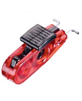 Master Lock Verriegelung für Mini Leistungschalter rot mit Stiften nach aussen für Schalteröffnungen bis 11 mm
