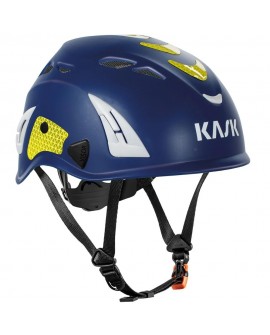 Industrie Schutzhelm Kask Superplasma AQ hi-viz blau/gelb