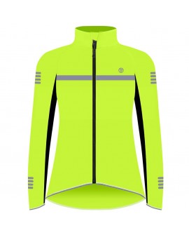 Proviz Woman Softshell Cycling Jacket neon yellow