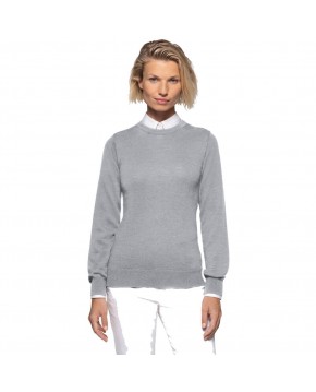 Damen Pullover Hakro 146 Merino-Wolle