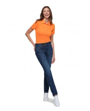 Damen 5-Pocket-Jeanshose Hakro 730 X-Stretch Eco